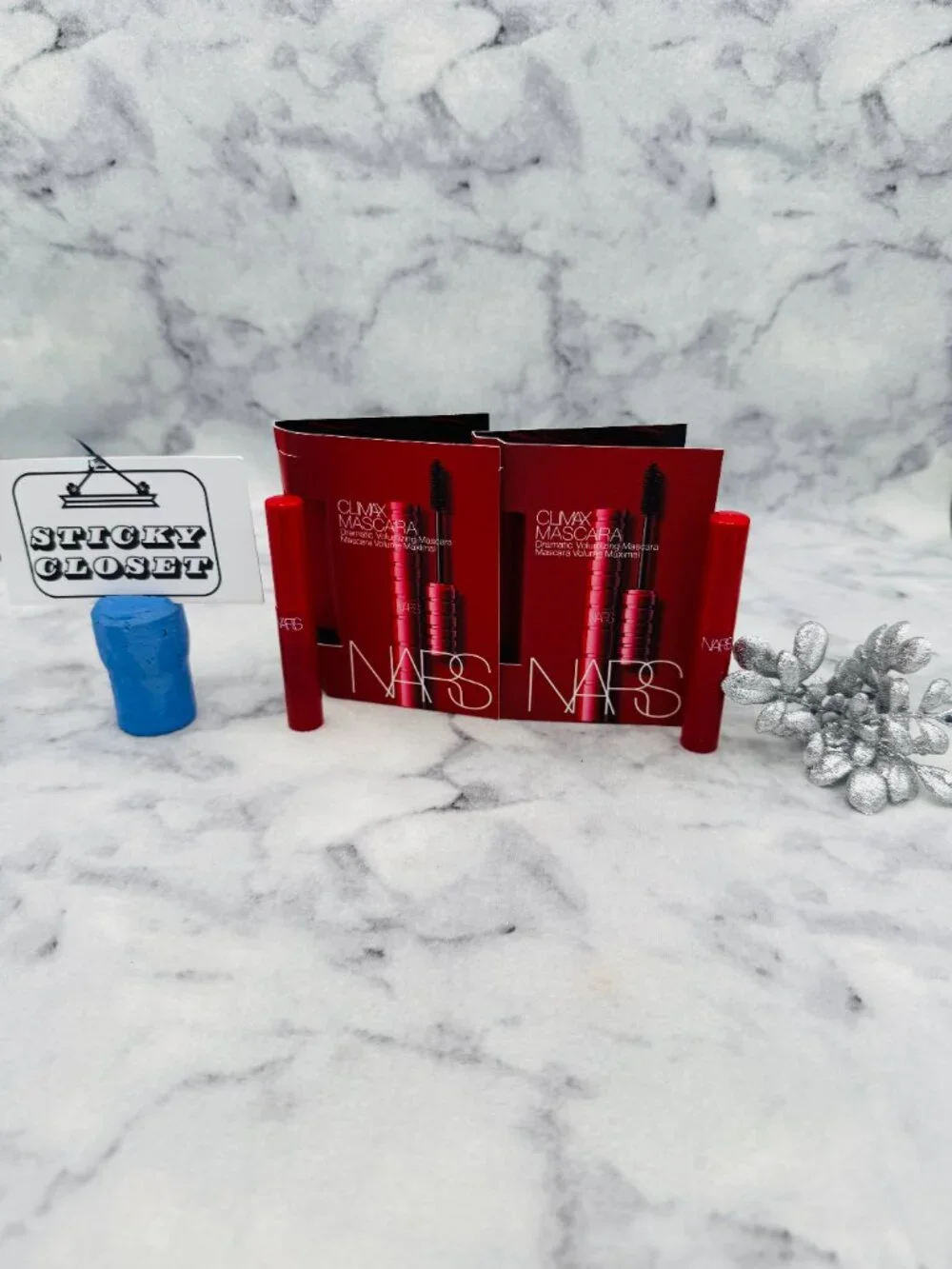 NARS Beauty Gift Set-Climax Mascara Dramatic Volumizing Explicit Black-2pc-NEW